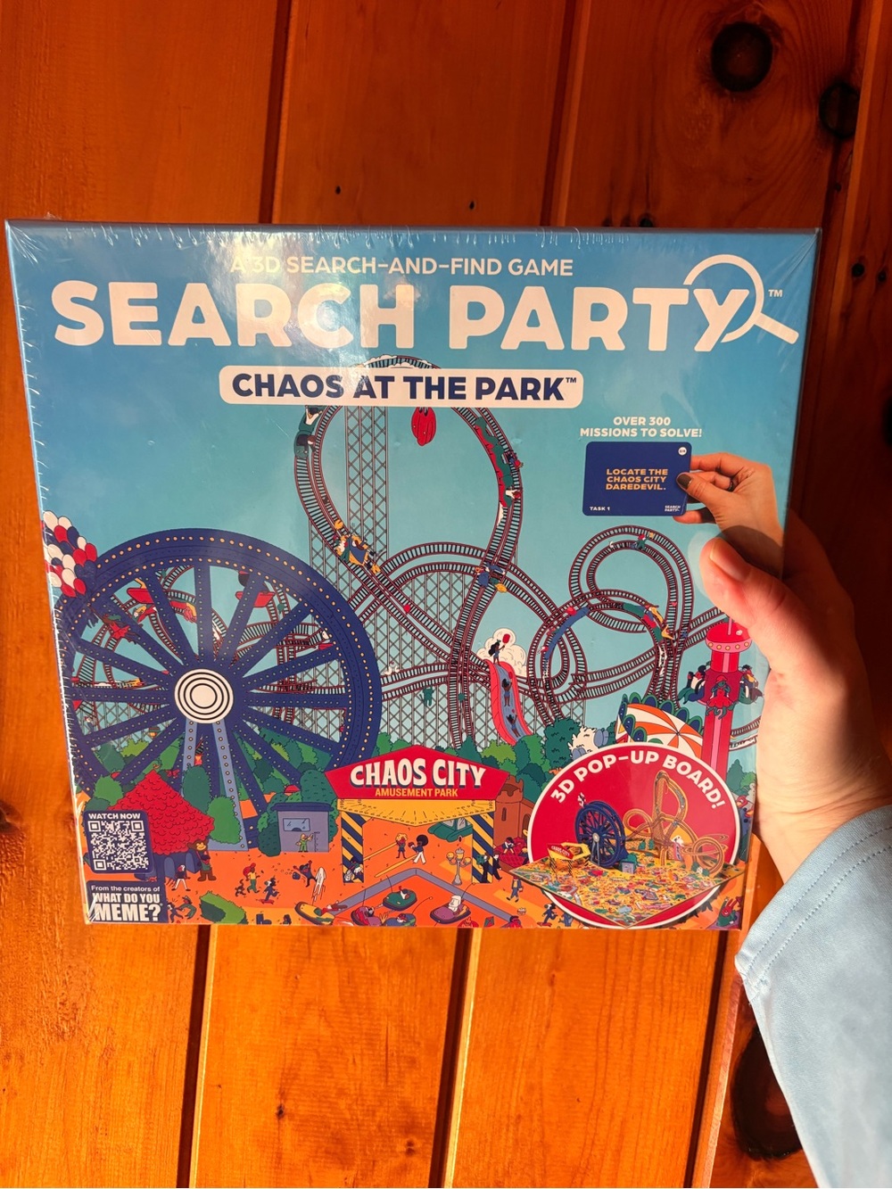 Search party Chaos at the Park - Blue Search-and-Find Game new